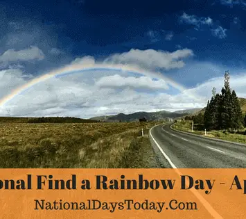 National Find a Rainbow Day