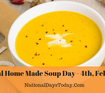 National Home Made Soup Day