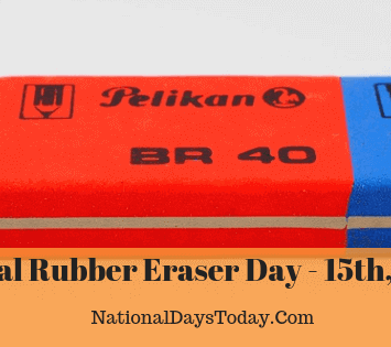 National Rubber Eraser Day