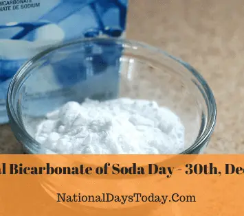 National Bicarbonate of Soda Day