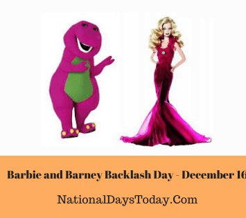 Barbie and Barney Backlash Day