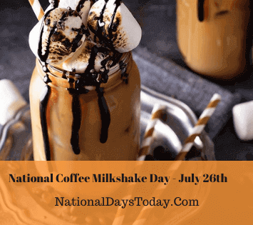 National Coffee Milkshake Day