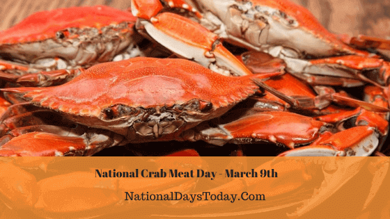 National Crab Meat Day