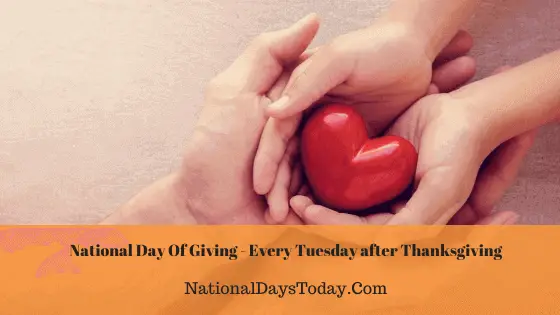 National Day Of Giving
