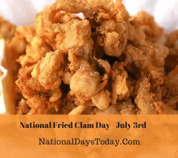 National Fried Clam Day