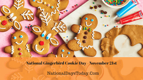 National Gingerbird Cookie Day
