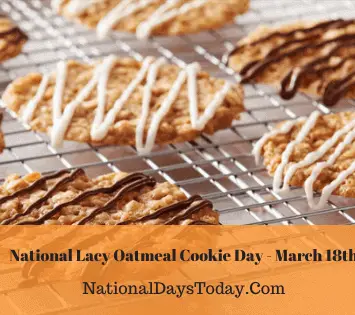 National Lacy Oatmeal Cookie Day