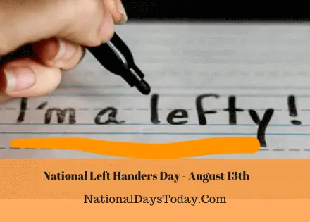 National Left Handers Day