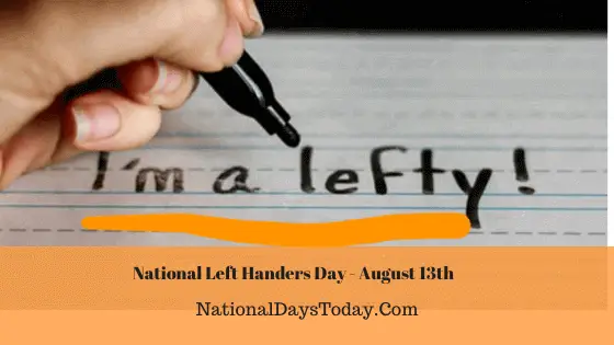 National Left Handers Day