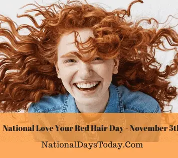 National Love Your Red Hair Day