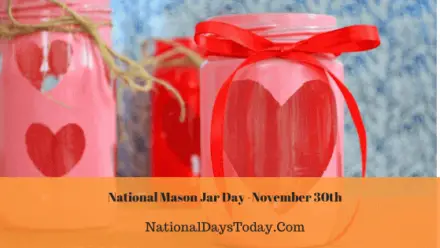 National Mason Jar Day