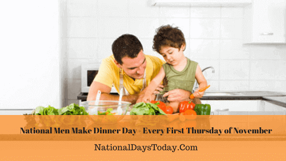 National Men Make Dinner Day