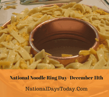 National Noodle Ring Day
