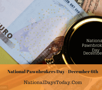 National Pawnbrokers Day
