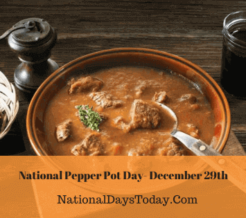 National Pepper Pot Day