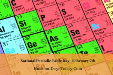 National periodic Table Day