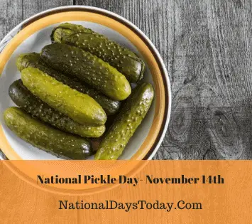 National Pickle Day