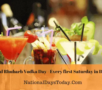 National Rhubarb Vodka Day