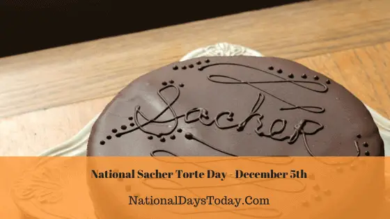 National Sacher Torte Day