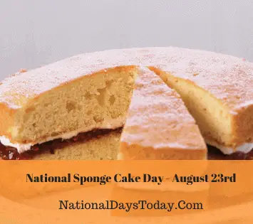 National Sponge Cake Day