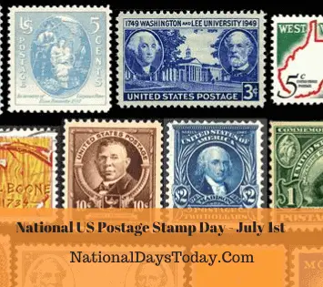 National US Postage Stamp Day