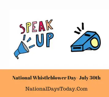 National Whistleblower Day