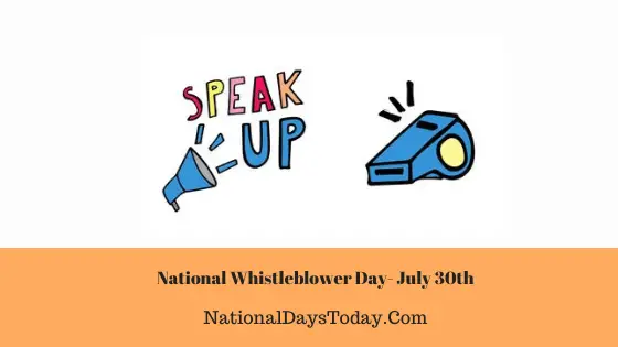 National Whistleblower Day
