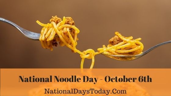 National Noodle Day