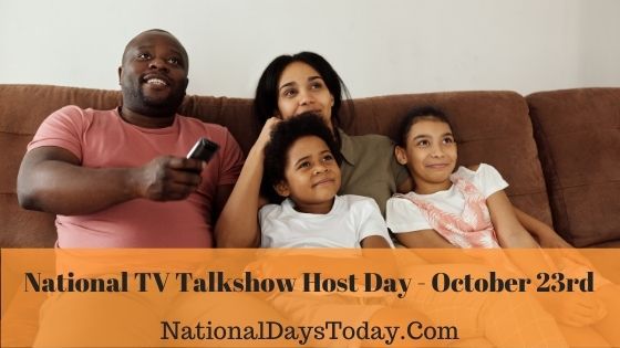 National TV Talkshow Host Day