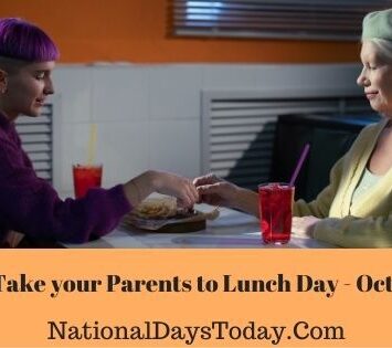 National Take your Parents to Lunch Day