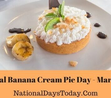 National Banana Cream Pie Day