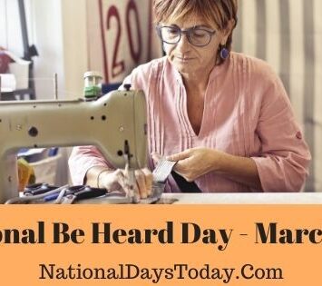 National Be Heard Day