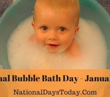 National Bubble Bath Day