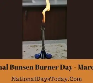 National Bunsen Burner Day
