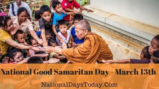 National Good Samaritan Day