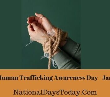 National Human Trafficking Awareness Day