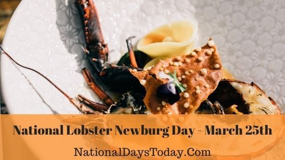 National Lobster Newburg Day