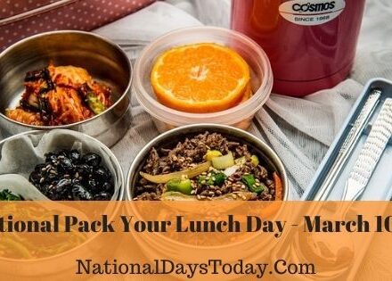 National Pack Your Lunch Day