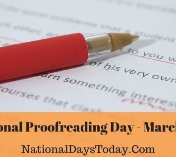 National Proofreading Day