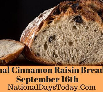 National Cinnamon Raisin Bread Day