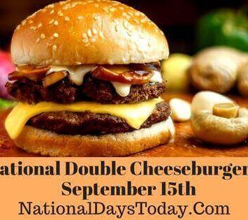 National Double Cheeseburger Day