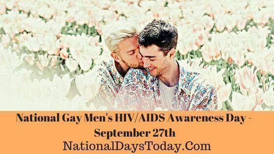 National Gay Men's HIV and AIDS Awareness Day
