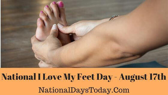 National I Love My Feet Day