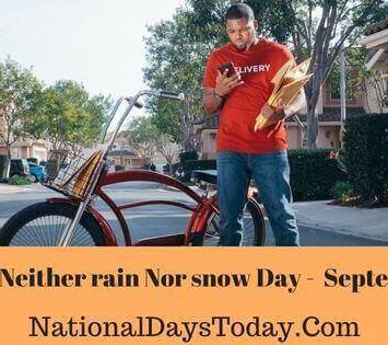 National Neither rain Nor snow Day