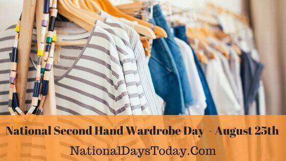 National Second Hand Wardrobe Day 