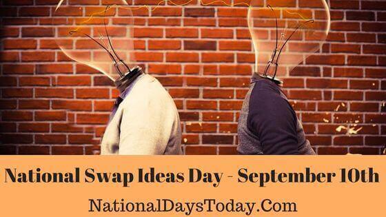 National Swap Ideas Day