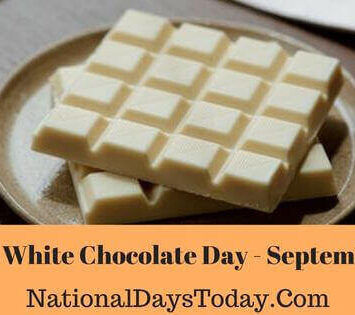 National White Chocolate Day