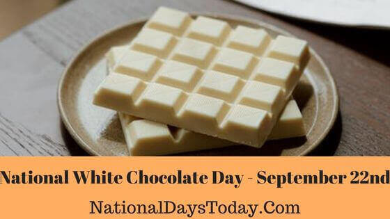 National White Chocolate Day