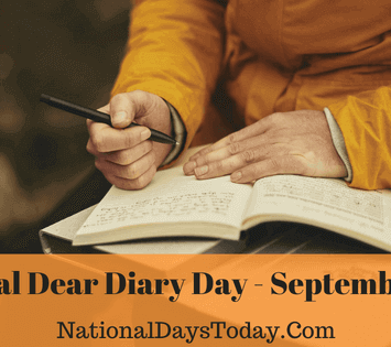 National Dear Diary Day