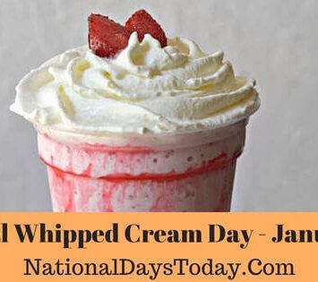 National Whipped Cream Day